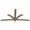 Ekena Millwork Davenport Smooth Timber Gable Bracket, Douglas Fir, 96"W x 52"H x 1 1/2"D x 5 1/2"F, 13/12 Pitch GBW096X52X0206DAV00SDF - alternate 4
